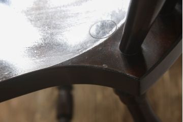 中古　美品　松本民芸家具　上品な佇まいが魅力のSP型スピンドルチェア2脚セット(板座チェア、椅子、イス、ダイニングチェア)(R-065717)