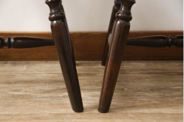 中古　美品　松本民芸家具　上品な佇まいが魅力のSP型スピンドルチェア2脚セット(板座チェア、椅子、イス、ダイニングチェア)(R-065717)
