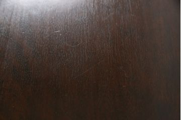 中古　美品　松本民芸家具　デザインが印象的なD型サイドボード(収納棚、戸棚、サイドキャビネット)(定価約59万8千円)(R-065718)