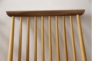 中古　展示美品　柏木工　CC71K(ウォールナットWP+オークNP)　CIVIL(シビル)　シンプルながらデザイン性を感じられるダイニングチェア2脚セット(板座チェア、椅子、イス)(R-065748)