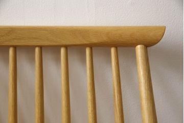 中古　展示美品　柏木工　CC71A(オーク)　CIVIL(シビル)　シンプルながらデザイン性を感じられるダイニングチェア(板座チェア、椅子、イス)(R-065751)