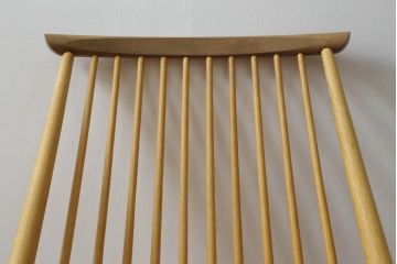 中古　展示美品　柏木工　CDC57K(ウォールナットWP+オークNP)　CIVIL(シビル)　LDチェア　北欧スタイルの空間づくりにおすすめのダイニングチェア(アームチェア、椅子、イス)(R-065752)