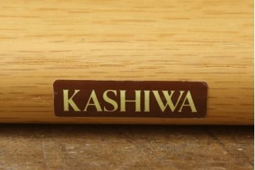 中古　柏木工(KASHIWA・カシワ)　THE ZEN(ザ・ゼン)　JWC72　オーク材　和モダンな空間にも合わせやすい座布団付き座椅子2台セット(座イス、座いす、2脚セット)(R-065755)