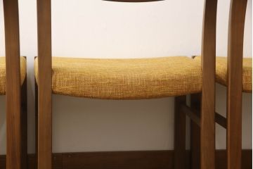 中古　展示美品　CONDE HOUSE(カンディハウス)　レジェーロ　品のある上質な空間を演出するダイニングチェア4脚セット(サイドチェア、椅子、イス)(R-065759)