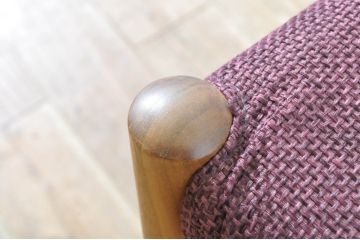 中古　展示品　Ritzwell(リッツウェル)　CHARLIE(チャーリー)　フォルムの美しさが魅力のクッション付きチェア2脚セット(ダイニングチェア、椅子、イス、バラ売り可能)(R-065760)