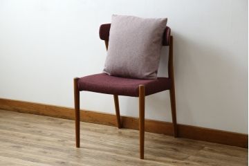 中古　展示品　Ritzwell(リッツウェル)　CHARLIE(チャーリー)　フォルムの美しさが魅力のクッション付きチェア(ダイニングチェア、椅子、イス)(R-065761)