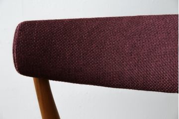 中古　展示品　Ritzwell(リッツウェル)　CHARLIE(チャーリー)　フォルムの美しさが魅力のクッション付きチェア(ダイニングチェア、椅子、イス)(R-065761)
