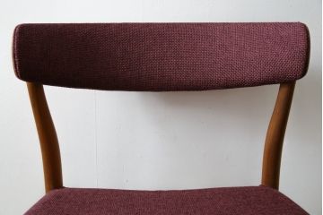 中古　展示品　Ritzwell(リッツウェル)　CHARLIE(チャーリー)　フォルムの美しさが魅力のクッション付きチェア(ダイニングチェア、椅子、イス)(R-065761)