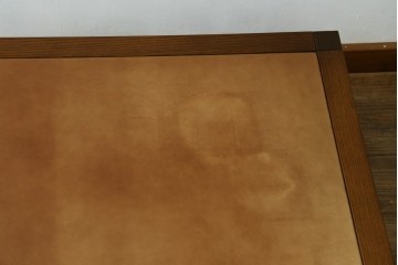 新古　未使用展示品　Ritzwell(リッツウェル)　GRAND LEEWISE(グランドリーワイズ)　和モダンなコーディネートに活躍してくれる肘なし2人掛けソファ&オットマン&サイドテーブル3点セット　定価3点計約75万円　(R-065765)