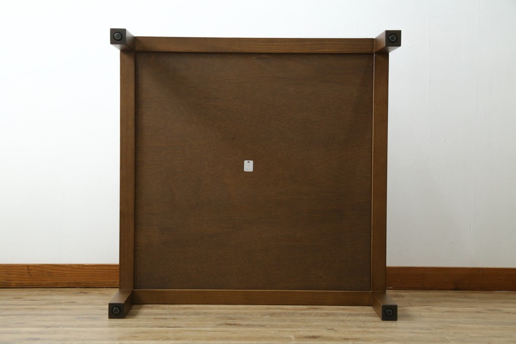 新古　未使用展示品　Ritzwell(リッツウェル)　GRAND LEEWISE(グランドリーワイズ)　和モダンなコーディネートに活躍してくれる肘なし2人掛けソファ&オットマン&サイドテーブル3点セット　定価3点計約75万円　(R-065765)