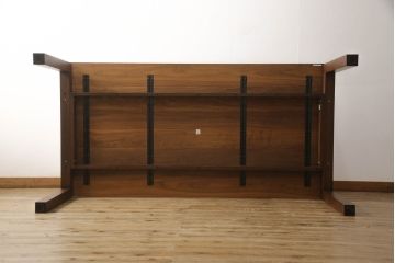中古　展示美品　Ritzwell(リッツウェル)　FV TABLE　ウォールナット材　木目の美しさとぬくもりを感じるダイニングテーブル(FV778-200・OB、6人掛け、8人掛け、食卓、作業台)(定価462,000円)(R-065767)