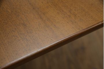 中古　CONDE HOUSE(カンディハウス)　WING LUX LD　ウォールナット材　三角モチーフの脚がお洒落!シンプルな中にこだわりが感じられるダイニングテーブル(6人掛け、8人掛け、食卓、作業台)(定価297,000円)(R-065768)