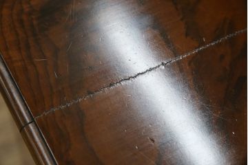 イギリスアンティーク　猫脚　上品な佇まいと美しい木目が魅力のレコードケース(サイドチェスト、引き出し、ミュージックキャビネット、英国)(R-065772)
