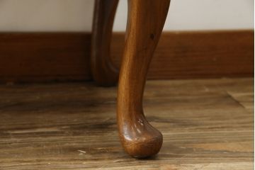 イギリスアンティーク　猫脚　上品な佇まいと美しい木目が魅力のレコードケース(サイドチェスト、引き出し、ミュージックキャビネット、英国)(R-065772)