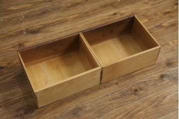 和製アンティーク　昭和初期　病院で使われていた書類ケース(収納棚、カルテケース、レターラック)(R-065790)