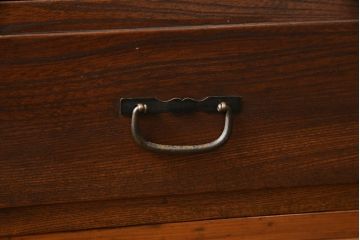 和製アンティーク　昭和初期　病院で使われていた書類ケース(収納棚、カルテケース、レターラック)(R-065790)
