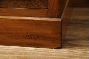 和製アンティーク　昭和初期　病院で使われていた書類ケース(収納棚、カルテケース、レターラック)(R-065790)