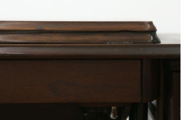 ジャンク品　イギリスアンティーク　SINGER(シンガー)社　置くだけで絵になる素敵な足踏みミシン(シンガーミシン、ミシンテーブル、ミシン台、工業用ミシン、サイドテーブル、ディスプレイ、英国)(R-065801)