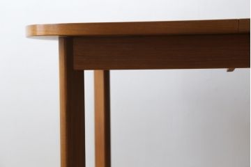 イギリスビンテージ　G-PLAN(ジープラン)　木の温もり溢れるダイニングテーブル(4人掛け、6人掛け、エクステンションテーブル、拡張式テーブル、食卓、ヴィンテージ、英国、北欧)(R-065816)
