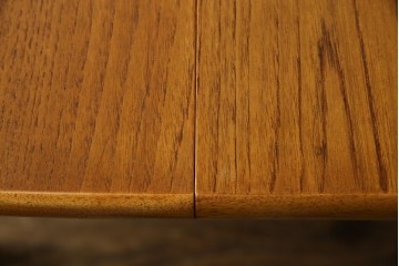 イギリスヴィンテージ　チーク材　北欧スタイルにおすすめなダイニングテーブル　(R-065818)