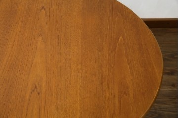 イギリスヴィンテージ　チーク材　北欧スタイルにおすすめなダイニングテーブル　(R-065818)