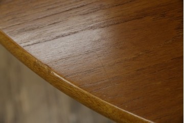 イギリスヴィンテージ　チーク材　北欧スタイルにおすすめなダイニングテーブル　(R-065818)