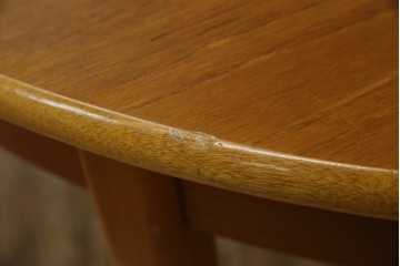 イギリスヴィンテージ　チーク材　北欧スタイルにおすすめなダイニングテーブル　(R-065818)