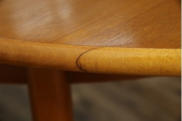 イギリスヴィンテージ　チーク材　北欧スタイルにおすすめなダイニングテーブル　(R-065818)