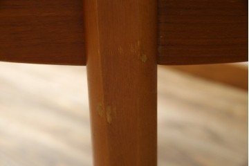 イギリスヴィンテージ　チーク材　北欧スタイルにおすすめなダイニングテーブル　(R-065818)