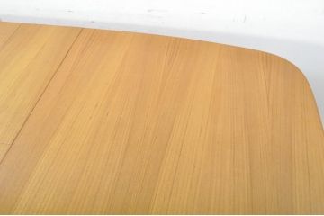 イギリスビンテージ　チーク材　北欧スタイルにおすすめ!!滑らかなフォルムの脚が印象的なダイニングテーブル(4人掛け、6人掛け、エクステンションテーブル、拡張式テーブル、食卓、ヴィンテージ、英国)(R-065820)