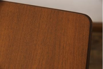 イギリスビンテージ　A.H.McINTOSH(マッキントッシュ)社　チーク材　木の温もりが溢れる色合いが魅力のダイニングテーブル(6人掛け、4人掛け、エクステンションテーブル、拡張式テーブル、食卓、ヴィンテージ、英国、北欧)(R-065823)