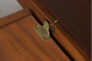 イギリスビンテージ　A.H McINTOSH(マッキントッシュ)　天板にローズウッド材が使われたダイニングテーブル(エクステンションテーブル、拡張式、4人掛け、6人掛け、北欧、英国、ヴィンテージ)(R-065825)