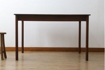 イギリスビンテージ　A.H McINTOSH(マッキントッシュ)　天板にローズウッド材が使われたダイニングテーブル(エクステンションテーブル、拡張式、4人掛け、6人掛け、北欧、英国、ヴィンテージ)(R-065825)