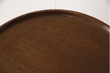イギリスアンティーク　マホガニー材　クラシカルな空間づくりにおすすめなワインテーブル(サイドテーブル、コーヒーテーブル、カフェテーブル、丸テーブル、ラウンドテーブル、花台、英国)(R-065842)