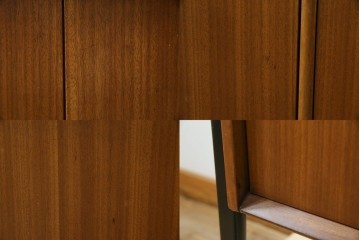 イギリスビンテージ　nathan(ネイサン)社　希少モデル!　チーク材　スタイリッシュなサイドボード　(R-065849)