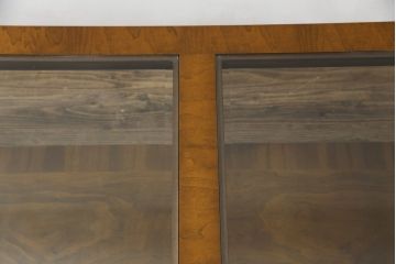 中古　DREXEL HERITAGE(ドレクセルヘリテイジ)　高級感たっぷりなガラストップのセンターテーブル(ローテーブル、リビングテーブル、カクテルテーブル)(定価約60万円)(R-065859)