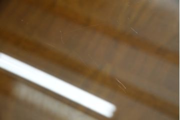 中古　DREXEL HERITAGE(ドレクセルヘリテイジ)　高級感たっぷりなガラストップのセンターテーブル(ローテーブル、リビングテーブル、カクテルテーブル)(定価約60万円)(R-065859)