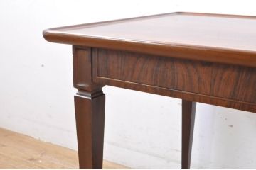 イギリスビンテージ　Lloyd's Antiques(ロイズ・アンティークス)取り扱い　ローズウッド　洗練された佇まいが気品あふれるセンターテーブル(リビングテーブル、ローテーブル、英国、ヴィンテージ)(R-065860)