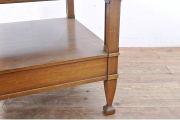 中古　DREXEL HERITAGE(ドレクセルヘリテイジ)　Triune(トライユン)シリーズ　すっきりした佇まいのエンドテーブル(サイドテーブル、ナイトテーブル、飾り台)(R-065861)