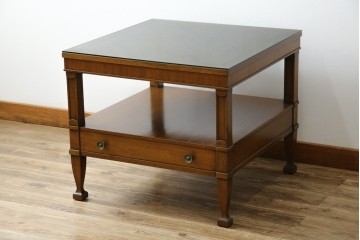 中古　DREXEL HERITAGE(ドレクセルヘリテイジ)　Triune(トライユン)シリーズ　すっきりした佇まいのエンドテーブル　(R-065862)