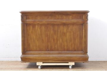 中古　DREXEL HERITAGE(ドレクセルヘリテイジ)　old continent(オールドコンチネント)　拡張式天板付き!!高級感溢れる佇まいのサーバー(洋酒棚、カウンターテーブル、収納棚、戸棚、サイドボード、サイドキャビネット)(定価約82万円)(R-065863)
