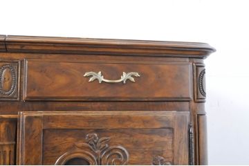 中古　DREXEL HERITAGE(ドレクセルヘリテイジ)　old continent(オールドコンチネント)　拡張式天板付き!!高級感溢れる佇まいのサーバー(洋酒棚、カウンターテーブル、収納棚、戸棚、サイドボード、サイドキャビネット)(定価約82万円)(R-065863)