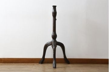 イギリスアンティーク　マホガニー材　素晴らしい彫刻が目を惹く譜面台(譜面立、ミュージックスタンド、ブックレスト、書見台、レシピ台、英国)(R-065873)