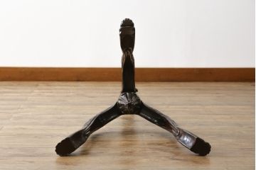 イギリスアンティーク　マホガニー材　素晴らしい彫刻が目を惹く譜面台(譜面立、ミュージックスタンド、ブックレスト、書見台、レシピ台、英国)(R-065873)