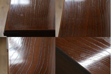 中古　美品　国産手造り家具　ケヤキ(欅)材　2way　置き箪笥としても使える堂々たる風格が漂う車箪笥(衣装箪笥、和タンス、収納たんす、整理箪笥、引き出し)(R-065885)