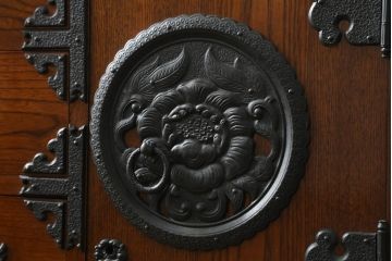 中古　美品　国産手造り家具　ケヤキ(欅)材　2way　置き箪笥としても使える堂々たる風格が漂う車箪笥(衣装箪笥、和タンス、収納たんす、整理箪笥、引き出し)(R-065885)