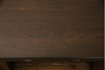 和製アンティーク　希少デザイン!!　古い洋館で使われていた両面使い特大デスク(文机、ローテーブル、座卓、座机、帳場机、在宅用、在宅ワーク)(R-065888)