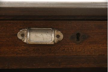 和製アンティーク　希少デザイン!!　古い洋館で使われていた両面使い特大デスク(文机、ローテーブル、座卓、座机、帳場机、在宅用、在宅ワーク)(R-065888)