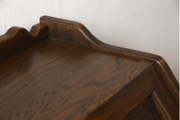 中古　美品　高級品　三越デパート　オーク材　上品な佇まいが魅力の象嵌入りライティングビューロー(カントリーハウス、Brugge、ブルージュ、簿記机、ワークデスク、在宅用、在宅ワーク用)(R-065890)