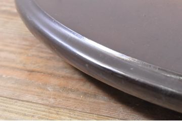 和製ビンテージ　飛騨産業　キツツキ　樺材(カバ材)　濃淡のある木の色合いが美しい卓上回転台(ローテーブル、ターンテーブル、テレビ回転台、飾り台、花台、陳列台、店舗什器、ヴィンテージ)(R-065900)